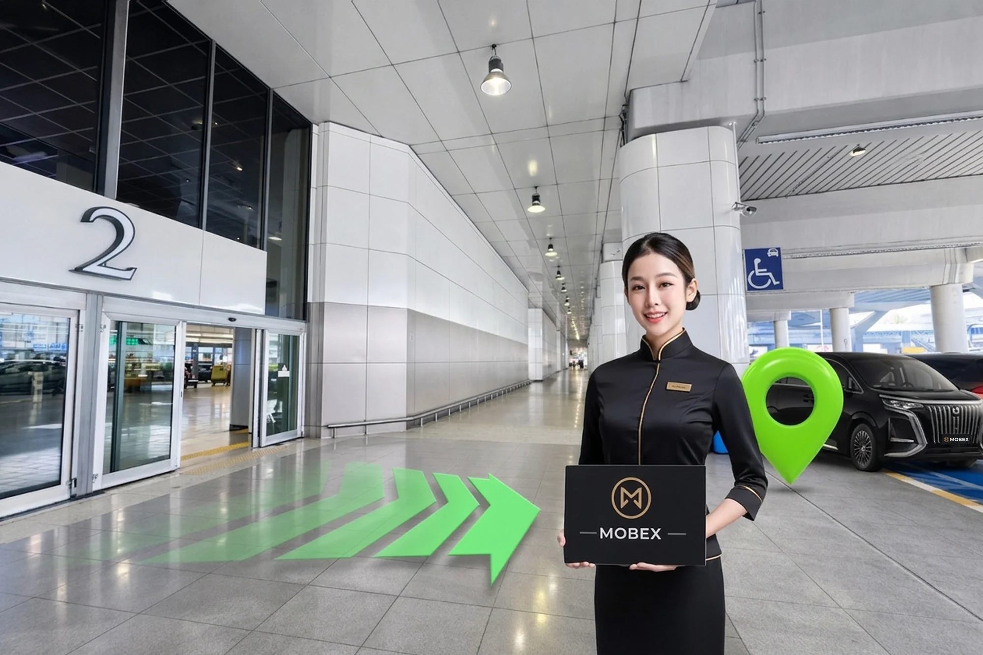 MOBEX airport concierge at Don Mueang Airport